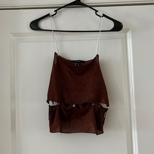 Unique crop top medium